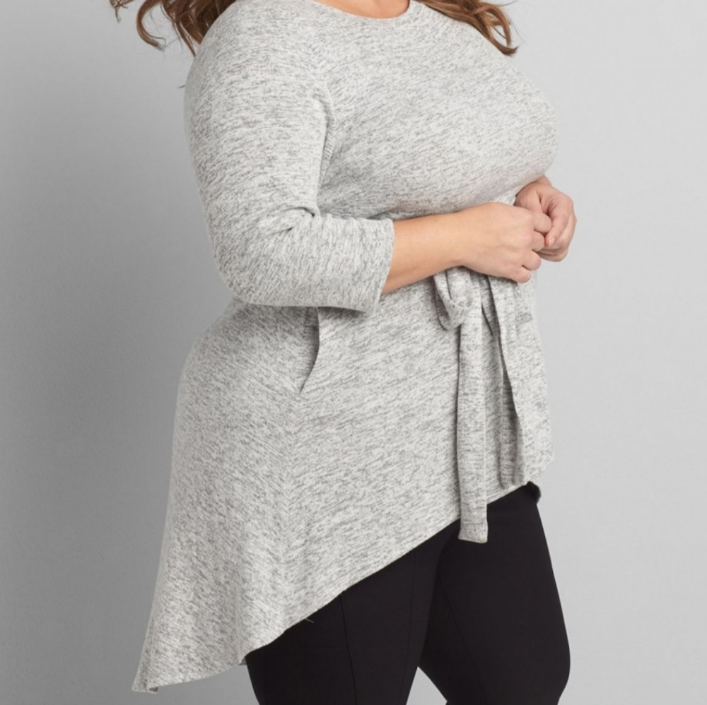 Lane Bryant Softest Touch Hi Lo Boatneck Tunic - Size 18/20 - Picture 1 of 11